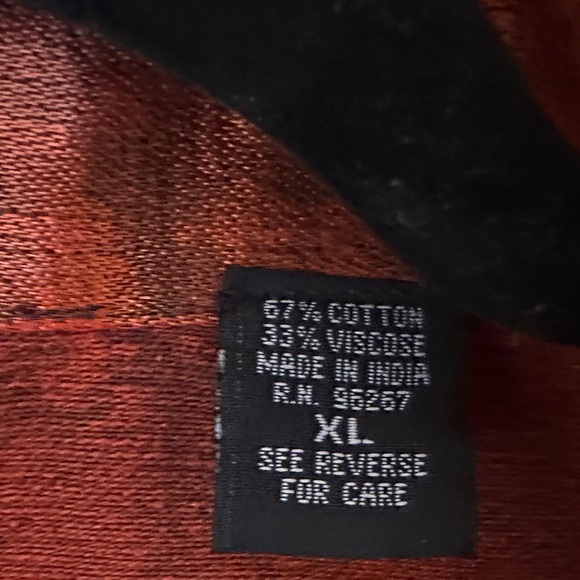 Autumn Embroidered Women's Jean Jacket in Copper - Picture 6 of 7